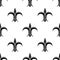 Retro seamless pattern with french fleur de lys