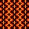 Retro Sixties Seventies Black Red Orange Pattern