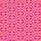 Retro Sixties Seventies Hippie Style Pink And Orange Flower Pattern