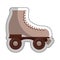 retro skate isolated icon