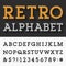 Retro Slab Serif Alphabet Vector Font