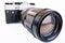 Retro SLR camera with telephoto lens