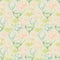 Retro soft floral seamless pattern