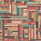 Retro square seamless pattern with grunge effect