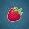 Retro Strawberry Illustration