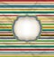 Retro stripe pattern, colorful vintage background