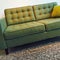 Retro style elegant green sofa