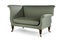 Retro style green sofa sixties, seventies style old and antique