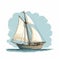 Retro Style Sailing Boat Artwork With Traditional Charm