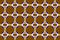 Retro-style seamless fabric pattern with a brown square pattern with a white background, for the weaving industry and product