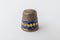 Retro styled sewing thimble, close-up