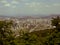 Retro styled view of Seoul from the Namsan Mountain, South Korea