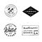 Retro styled vintage badges for branding projects