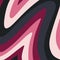 Retro swirls - pink charcoal vector background design