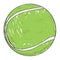 Retro tennis ball