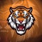 Retro Tiger Mascot Logo Vector: Old School Design for Sport Team & Esport Branding