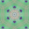 Retro tile pattern. Mandala turquoise background