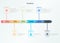 Retro timeline infographic. Trendy modern design template.