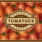 Retro Tomato Harvest Label