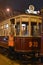 Retro tramway drives in Moscow city center