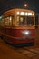 Retro tramway drives in Moscow city center