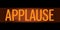 Retro TV Studio Applause Sign