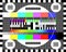 Retro tv test screen. Old calibration chip chart pattern