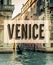 Retro Venice Grand Canal Poster