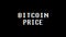 Retro videogame BITCOIN PRICE text computer old tv glitch interference noise screen animation seamless loop New quality