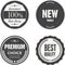 Retro vintage business promotional badges