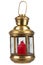 Retro vintage candle brass lantern