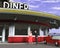 Retro Vintage Fifties Diner Illustration