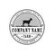 Retro Vintage goat farm logo design template. goat farm logo design