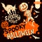 Retro Vintage Halloween Elements