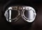 Retro vintage motorbike goggles