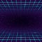 Retro vintage neon grid horizon of the 80s and 90s. Banner for printing night disco parties.