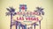 Retro vintage toned Welcome To Las Vegas Sign.