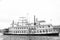 Retro, vintage vessel transport, transportation in Hamburg, Germany