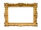 Retro wide decorated baroque painting frame