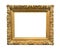 Retro wide ornamental baroque painting frame