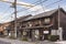 Retro wooden houses in the quiet neighbourhood of Yanaka Ginza district.