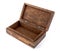 Retro Wooden opened Box (casket)