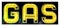 Retro Yellow Neon Gas Sign