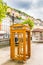 Retro Yellow Phone Booth