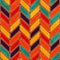 Retro zigzag. Seamless pattern.