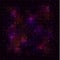 Retrowave synthwave vaporwave background with laser grid, starry spase and blue red nebula. Eps 10