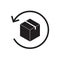 Return parcel icon vector package tracking symbol for graphic design, logo, web site, social media, mobile app, ui illustration