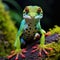 Reunion island day gecko