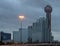 Reunion Tower and Hyatt Regency Hotel, Dallas, Texas