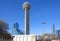 Reunion Tower and moderbuilding